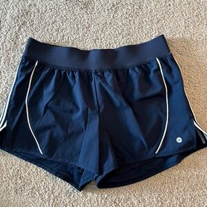 Women's Navy Blue Athletic Shorts